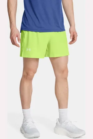 Under Armour Herenshort Launch Pro - 13 cm Morph Groente / Morph Groente / Reflecterend M