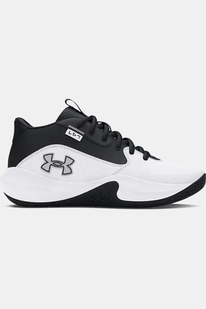 Under Armour Basketbalschoenen Grade School Lockdown 7 Wit / Zwart / Zwart 35.5