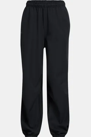 Under Armour Meisjesbroek Unstoppable Woven Wide Leg Zwart / Zwart YLG (149 - 160 cm)