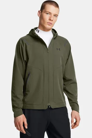 Under Armour Herenjack Unstoppable Left Chest Marine OD Groente / Zwart 3XL