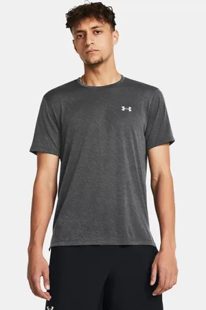Under Armour Herenshirt Launch Camo met korte mouwen Castlerock / Reflecterend L