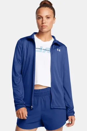 Under Armour Damesshirt Tech™ met volledige rits Tech Blauw / Wit S
