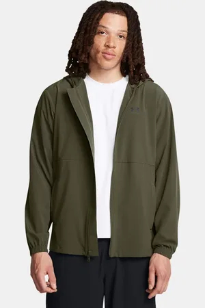 Under Armour Herenwindjack Vibe Woven Marine OD Groente / Zwart XXL