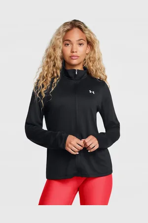 Under Armour Damesshirt Tech™ met volledige rits Zwart / Wit L