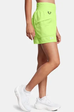 Under Armour Damesshorts Launch Trail Morph Groente / Morph Groente / Reflecterend XS