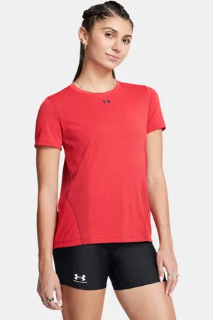 Under Armour Korte damesbroek Vanish Seamless met korte mouwen Racer Rood / Zwart XS