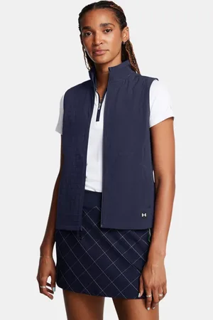 Under Armour Damesbodywarmer Drive Pro Storm Lightweight Insulated Midnight Marineblauw / Metalen Zilver L