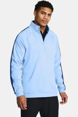 Under Armour Herentrui Storm Midlayer met korte rits Horizon Blauw / Tech Blauw / Wit L