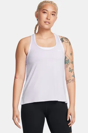 Under Armour Damestanktop Knockout Salt Purper / Wit XL