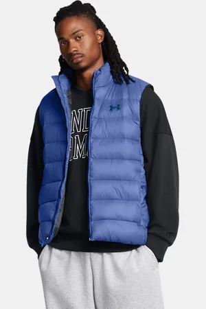 Under Armour Herenbodywarmer Legend Down Tech Blauw / Zwart L
