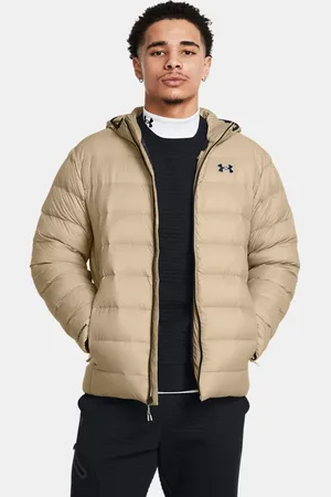 Under Armour Herenjack Legend Down Hooded City Khaki / City Khaki / Zwart 3XL