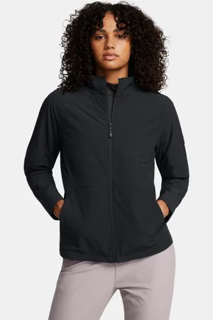 Under Armour Damesjack Drive Pro Storm Lightweight Insulated Zwart / Metalen Zilver L