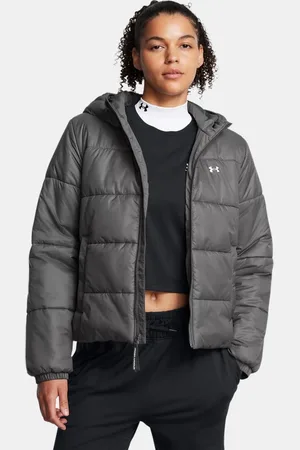 Under Armour Damesjack Lightweight Insulated Castlerock / Wit L