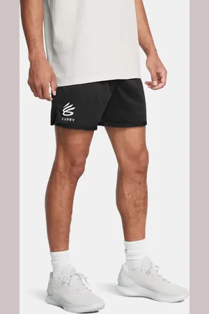 Under Armour Herenshorts Curry Splash Zwart / Wit Clay 3XL