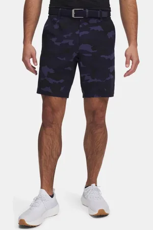 Under Armour Herenshort Drive Tapered met print Midnight Marineblauw / Halo Grijs 30