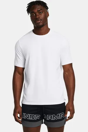Under Armour Herenshirt Meridian met korte mouwen Wit / Wit L
