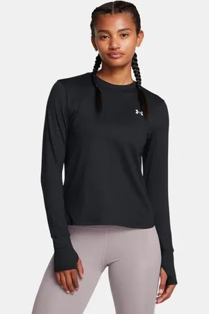 Under Armour Damesshirt Launch Pro met lange mouwen Zwart / Reflecterend L
