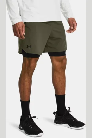 Under Armour Herenshorts Vanish Woven 2-in-1 Marine OD Groente / Zwart / Zwart 3XL