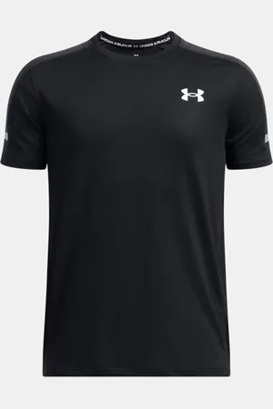 Under Armour Jongensshirt Tech™ Utility met korte mouwen Zwart / Zwart / Wit YLG (149 - 160 cm)