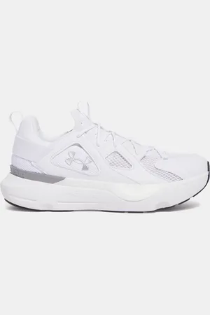 Under Armour Unisex schoenen Infinite MVMNT SE Sportstyle Wit / Wit / Metalen Zilver 44.5
