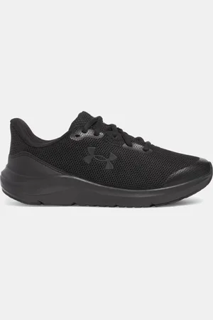 Under Armour Jongenshardloopschoenen Grade School Pursuit 4 Zwart / Zwart / Zwart 35.5