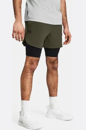 Under Armour Herenshorts Vanish Elite 2-in-1 Marine OD Groente / Zwart / Zwart 3XL