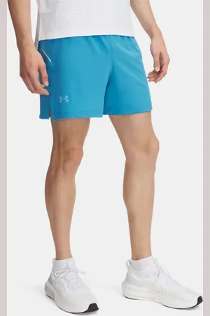 Under Armour Herenshort Launch Pro - 13 cm Ether Blauw / Reflecterend L