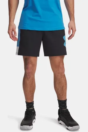 Under Armour Herenshorts Zone Woven 18 cm Zwart / Ether Blauw / Ether Blauw 3XL