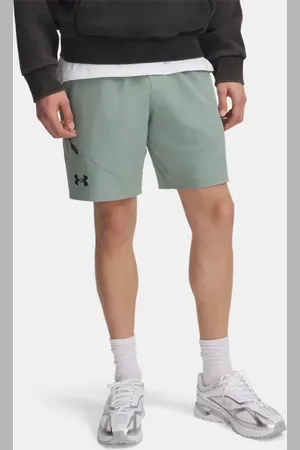 Under Armour Herenshorts Unstoppable Silica Groente / Zwart L