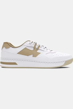 Under Armour Suède herenschoenen Court 96 Wit / Wit / City Khaki 44