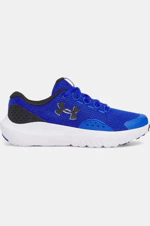 Under Armour Jongenshardloopschoenen Grade School Surge 4 Team Royal / Zwart / Zwart 35.5