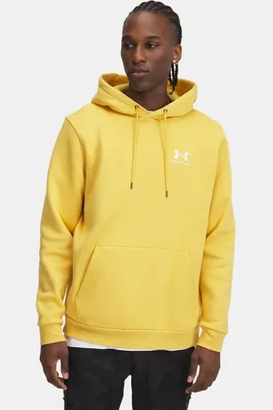 Under Armour Herenhoodie Icon Fleece Noble Goud / Wit L