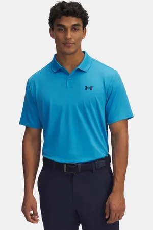 Under Armour Herenpolo Matchplay Ether Blauw / Midnight Marineblauw L