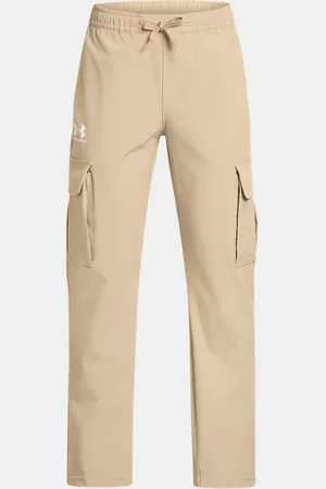 Under Armour Geweven jongensbroek Icon City Khaki / Wit YLG (149 - 160 cm)