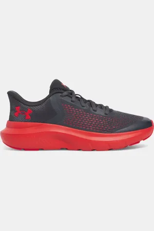 Under Armour Jongenshardloopschoenen Grade School Rogue 5 Anthracite / Rood / Rood 35.5