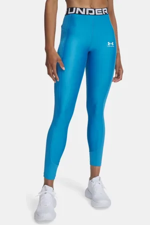 Under Armour Dameslegging HeatGear® Rib Ether Blauw / Ether Blauw / Wit L