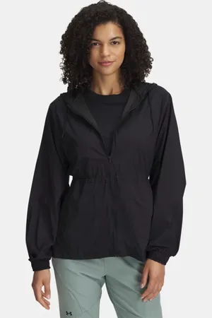 Under Armour Damesjack Cinch Waist Zwart / Zwart L