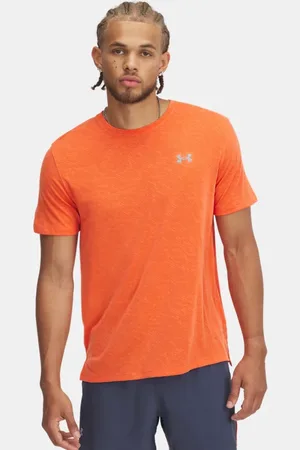 Under Armour Herenshirt Launch Camo met korte mouwen Fire / Reflecterend S