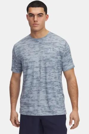 Under Armour Herenshirt Vanish Energy Printed met korte mouwen Harbor Blauw / Gravel / Harbor Blauw 3XL