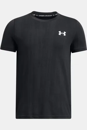 Under Armour Jongensshirt Vanish Seamless met korte mouwen Zwart / Wit YLG (149 - 160 cm)