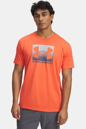 Under Armour Herenshirt Boxed Sports met korte mouwen Fire / Mod Grijs 3XL