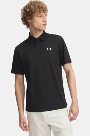 Under Armour Herenpolo Tee To Green Pique Zwart / Wit L