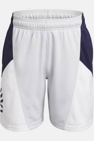 Under Armour Jongensshorts Curry Splash Halo Grijs / Wit / Midnight Marineblauw YLG (149 - 160 cm)