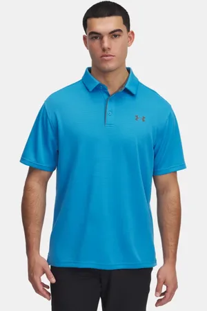 Under Armour Herenpolo Tech™ Ether Blauw / Pitch Grijs L