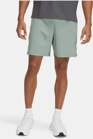 Under Armour Herenshort Launch Elite 18 cm Silica Groente / Silica Groente / Reflecterend 3XL