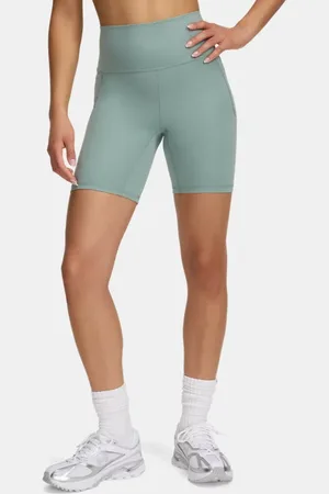 Under Armour Damesfietsbroek Meridian 18 cm Silica Groente / Silica Groente L
