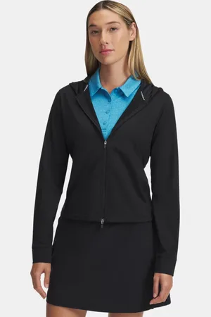 Under Armour Dameshoodie Drive met volledige rits Zwart / Zwart L