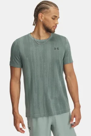 Under Armour Herenshirt Vanish Seamless met korte mouwen Silica Groente / Zwart L