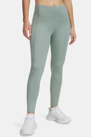 Under Armour Damestights Launch Silica Groente / Reflecterend L