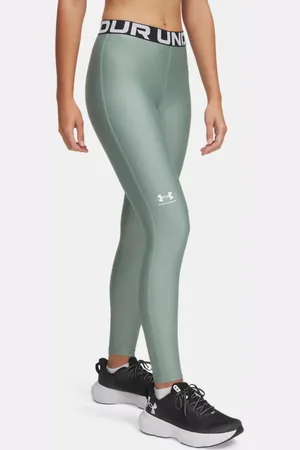 Under Armour Dameslegging HeatGear® Silica Groente / Wit L
